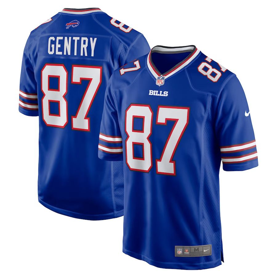 Men Buffalo Bills #87 Tanner Gentry Nike Royal Game NFL Jersey